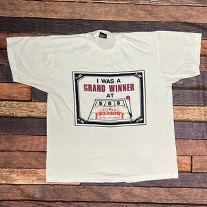 Vintage Sam Boyd's Fremont Hotel Casino Las Vegas 1990s Screen Stars Tshirt